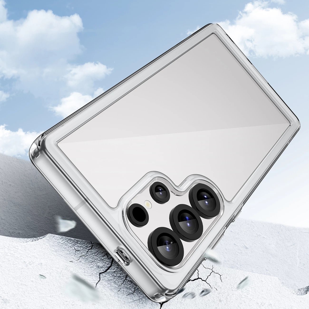 Mbështjellës Hurtel Outer Space Case për Samsung Galaxy S25 Ultra, Transparent