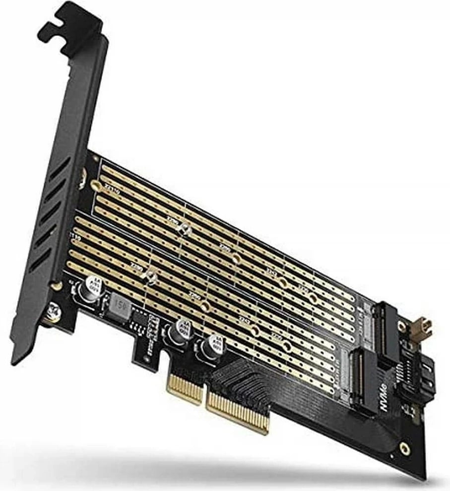 Kartë/adaptues AXAGON PCEM2-D për M.2 SATA, PCIe 4.0, Gold