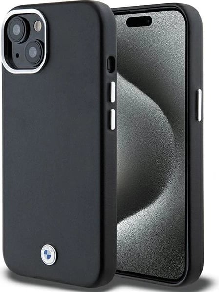 Mbështjellës BMW Signature Wrapped Metal MagSafe për iPhone 15 Plus / 14 Plus, i zi Mbështjellës BMW Signature Wrapped Metal MagSafe për iPhone 15 Plus / 14 Plus, i zi