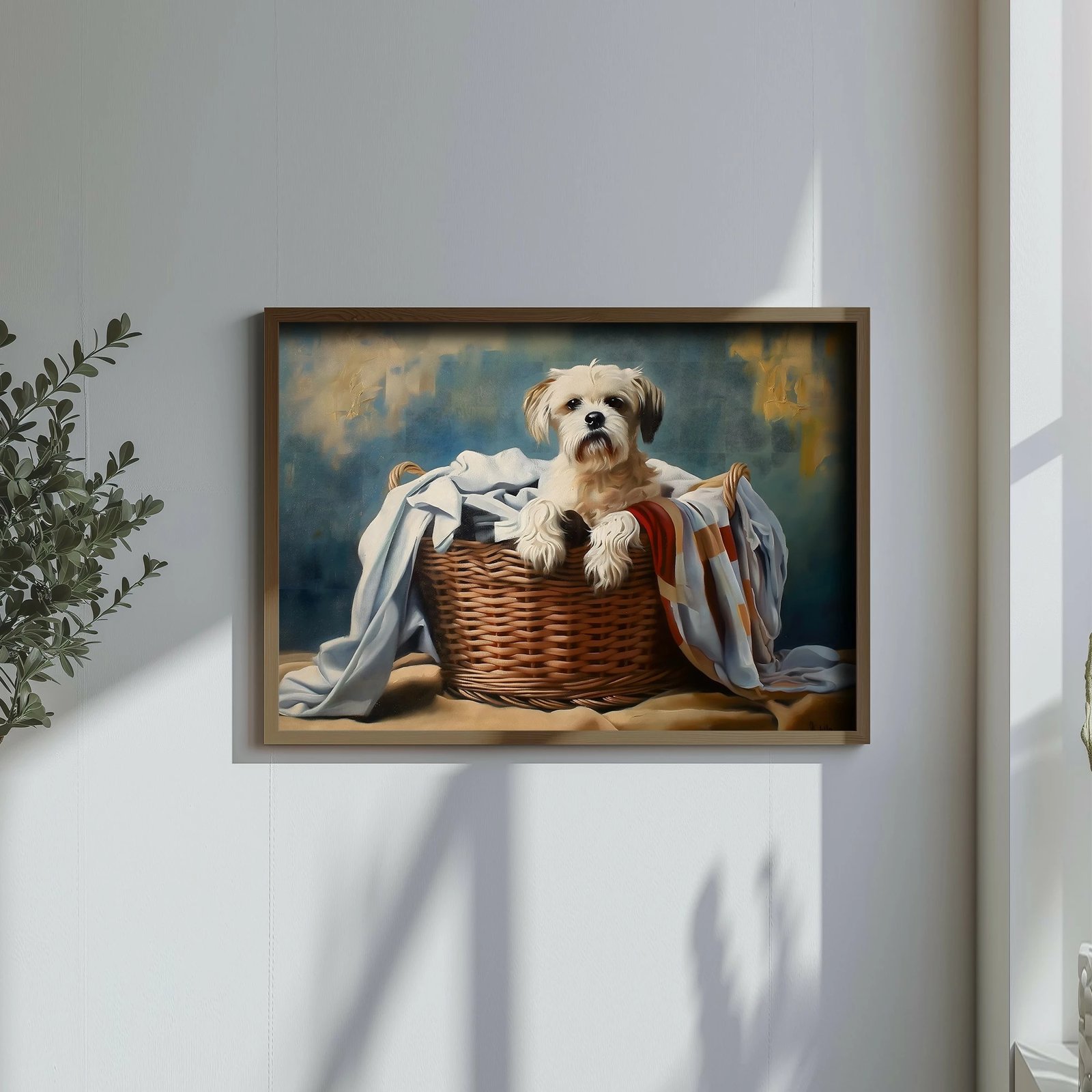 Pikturë dekorative me kornizë MDF, shumëngjyrëshe, Wallity, GE147-L