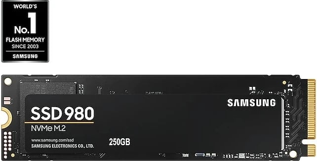 SSD Samsung 980, 250 GB, M.2, PCI Express 3.0, NVMe, i zi