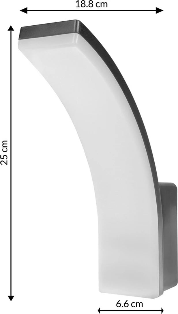 Llambë LED Maclean MCE511 GR, 20W, IP65, 4000K, për jashtë