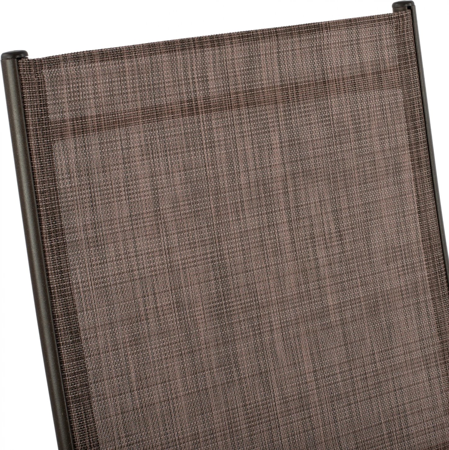 Karrige palosëse 7 vende, metalike, ngjyrë kafe me tekstilene kafe, FH5700.02, 55x70x103 cm, set prej 2 copë