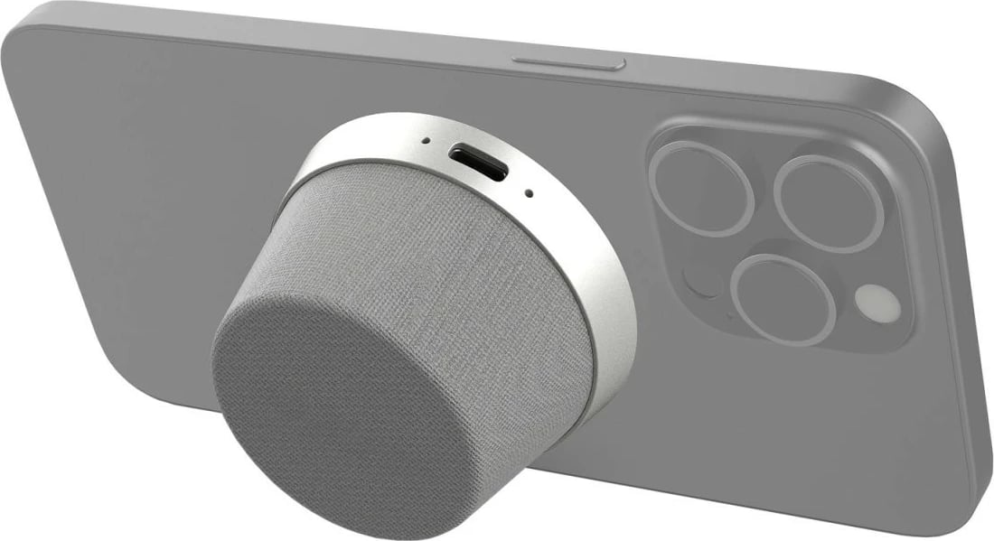 Boks portativ stereo 4smarts 540702, 5 W, 80 - 20000 Hz, Wireless, Gri, Argjend