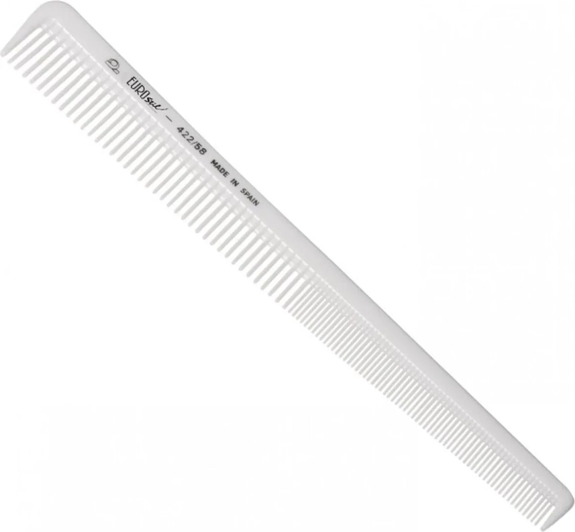 Krehër Eurostil Peluquero Peine Especial, bardhë, 1 copë