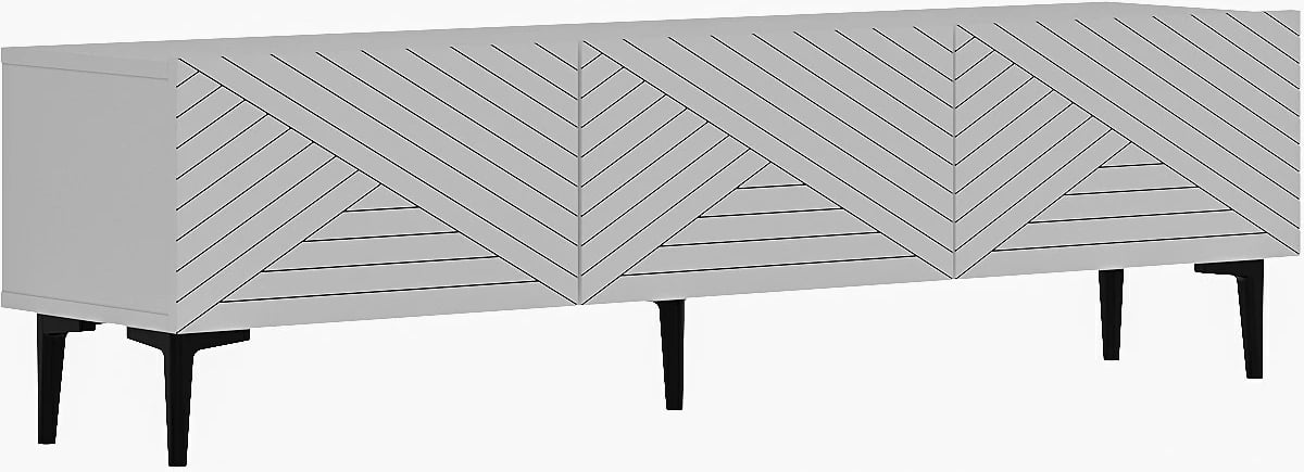 Komodë TV Skye Decor, Felix, e bardhë