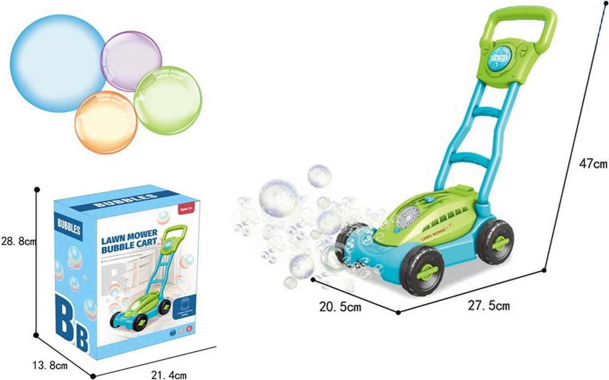 Lodër kosë flluskash Madej 010185, plastikë, blu