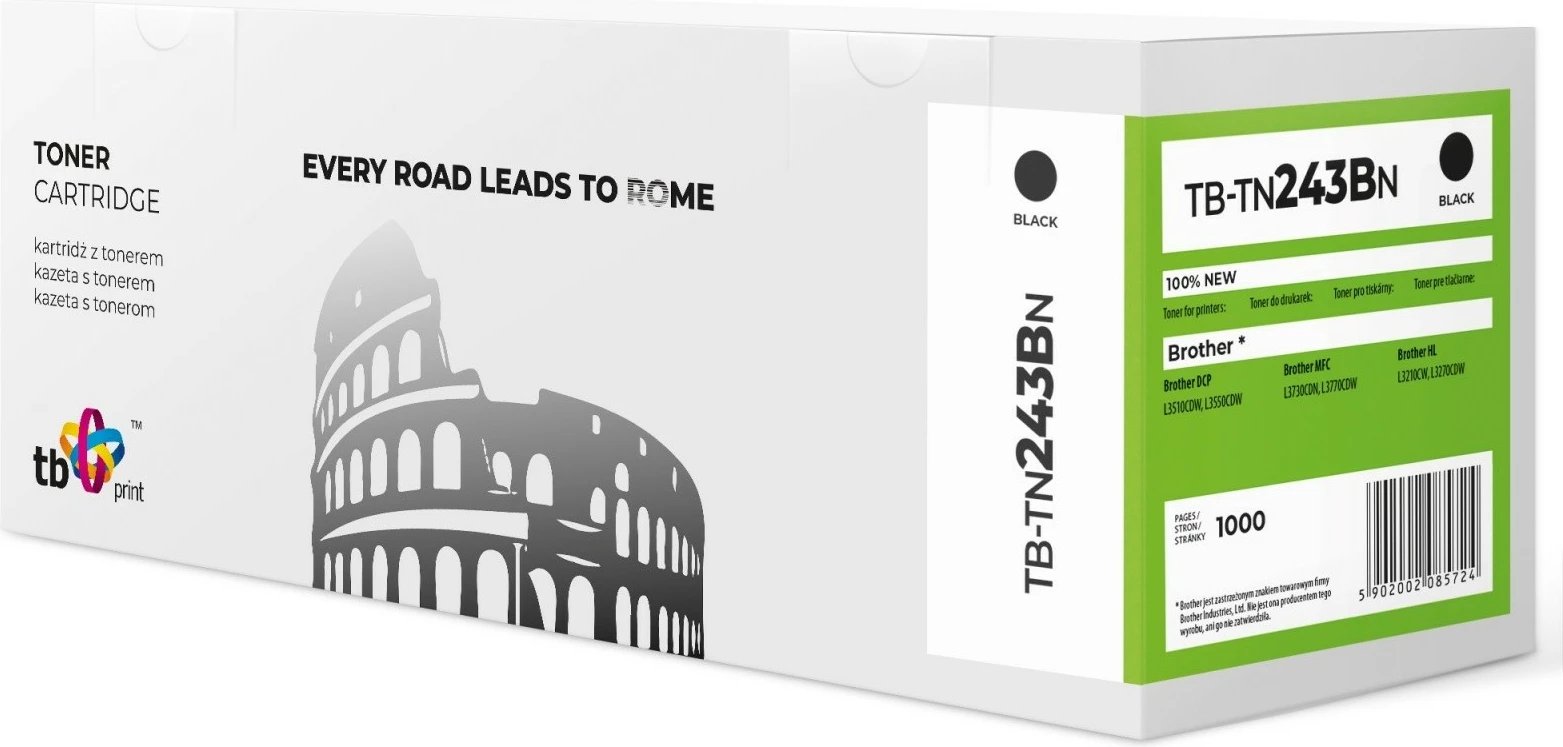 Toner TB Print TB-TN243BN për Brother, i zi, 1000 faqe