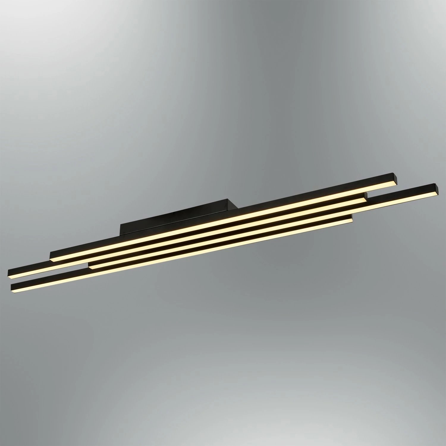 Llambë tavani moderne Opviq, e zezë, L1250