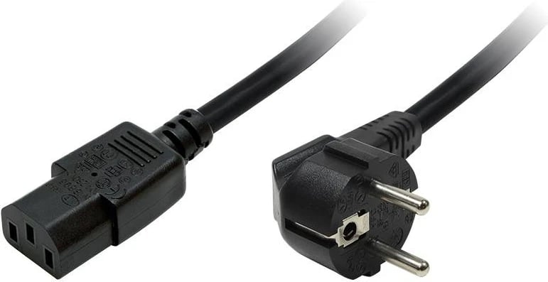 Kabllo energjie për kompjuter LogiLink, e zezë