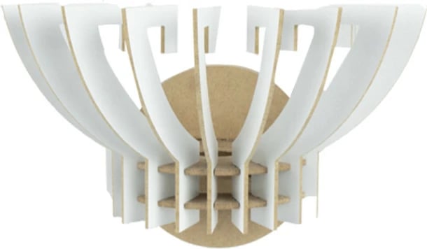 Llamba muri Opviq, 209-TB2, 2 copë, e bardhë Llamba muri Opviq, 209-TB2, 2 copë, e bardhë