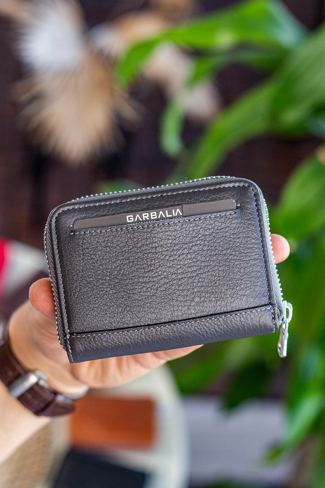 Portofol unisex Zoozie Bags Sydney, ngjyrë antracit