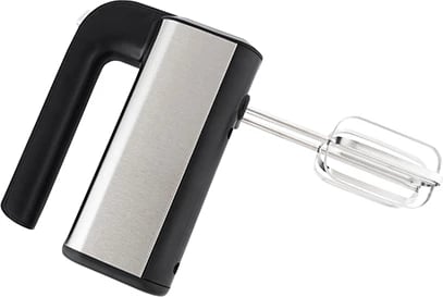 Mikser dore, Adler, AD 4225, 5 shpejtësi Turbo, 300W (max 800W), me 2 rrahëse dhe 2 hoka brumi, INOX