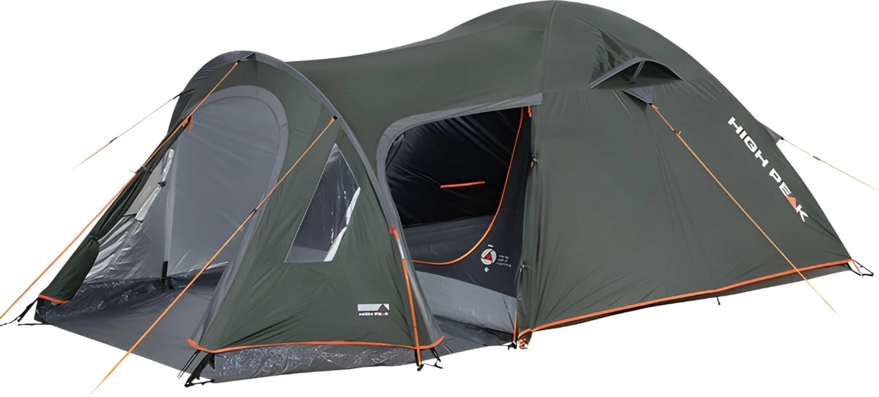 Tendë High Peak për 3 persona, e gjelbër