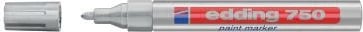 Marker boje, Edding, 750 Paint Marker 4-750054, argjendtë