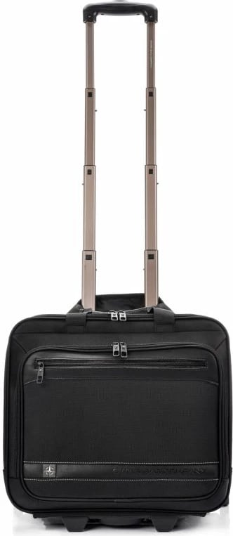 Çantë me rrota SwissBags për femra e meshkuj, e zezë Çantë me rrota SwissBags për femra e meshkuj, e zezë