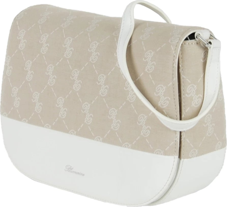 Çantë për femra Blumarine, e bardhë / bezhë 