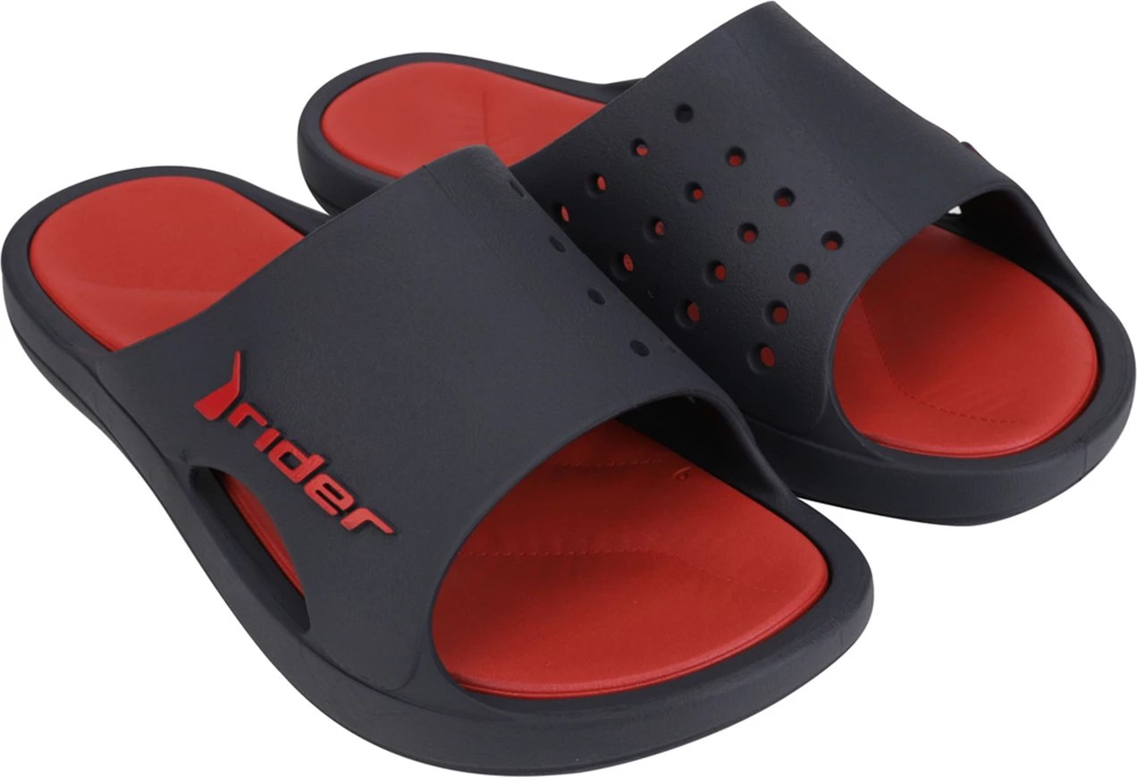 Papuqe për meshkuj Rider, navy-red