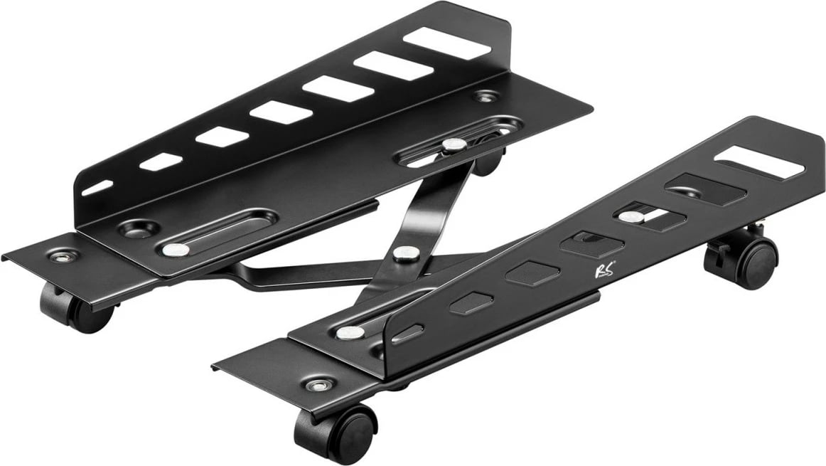 Kasë karrocë Maclean NanoRS RS480 për kompjuter, e zezë