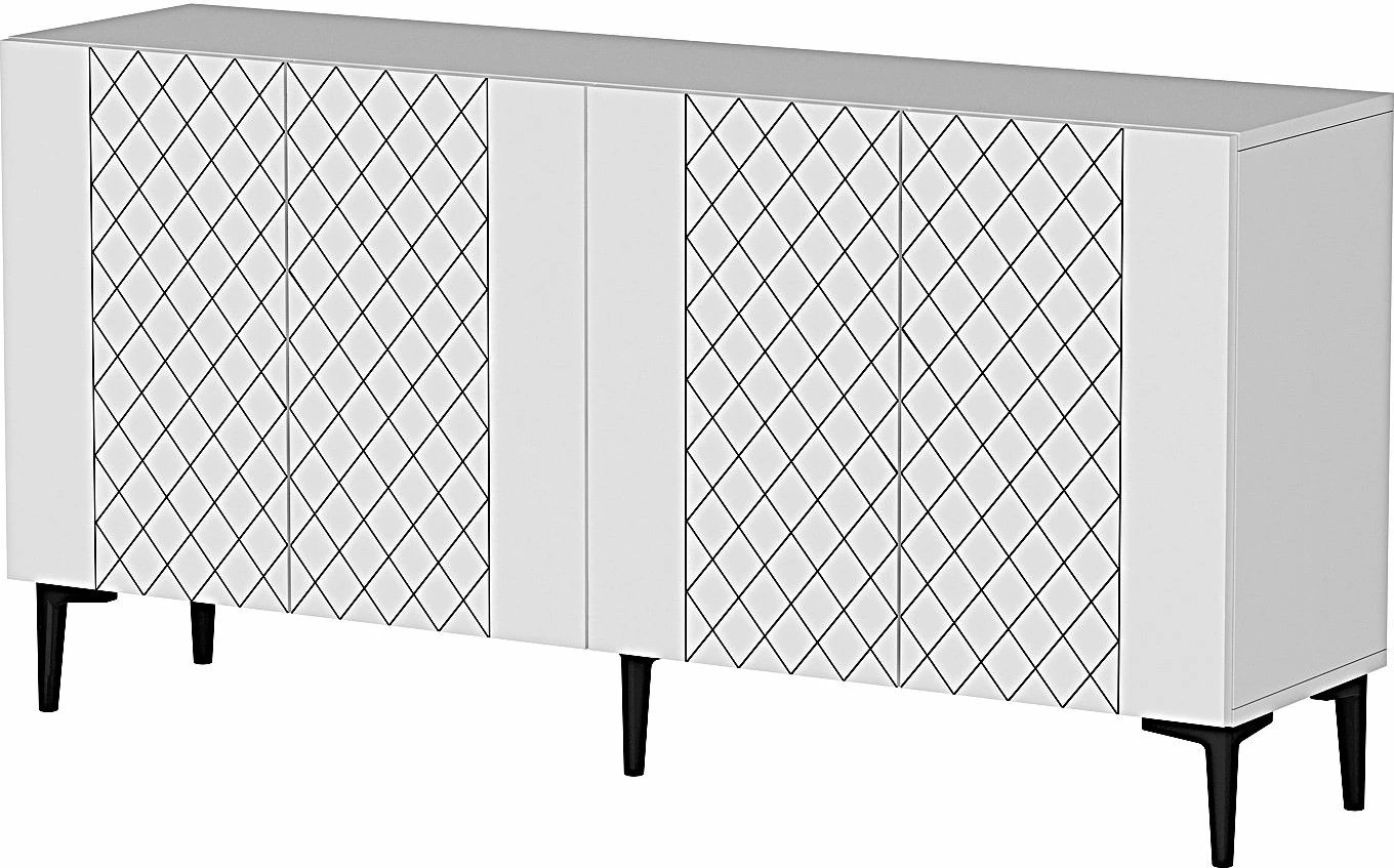 Konsolë Skye Decor, Resso 150, e bardhë