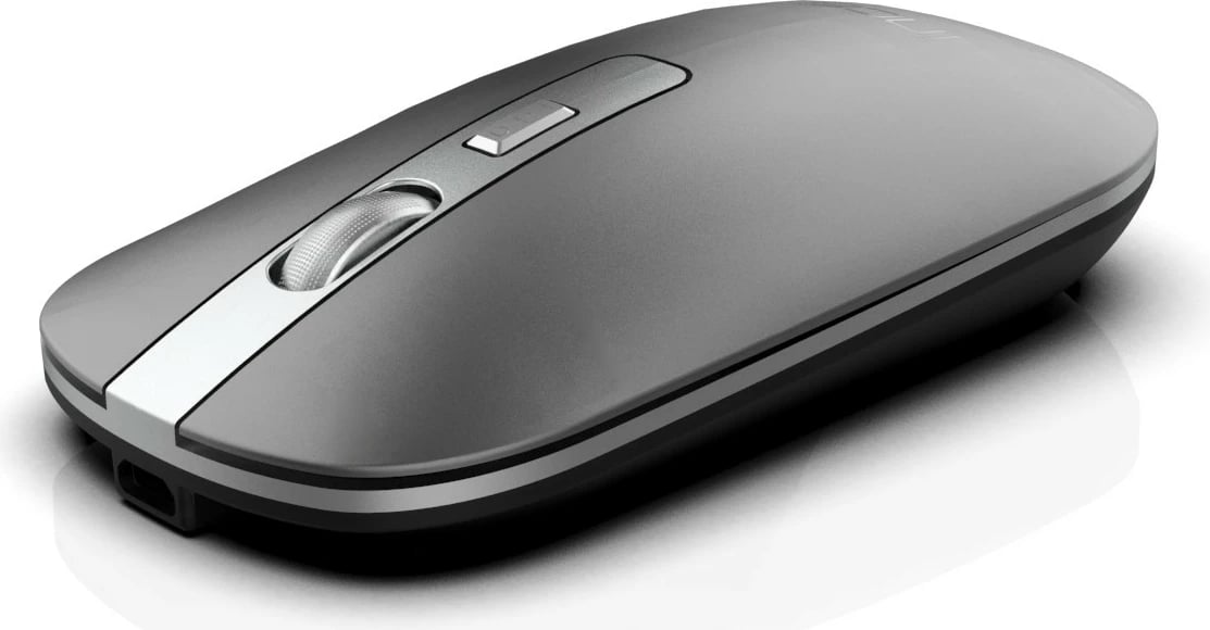 Maus Inca IWM-531RG, wireless & Bluetooth, 1600 DPI, akku, argjend