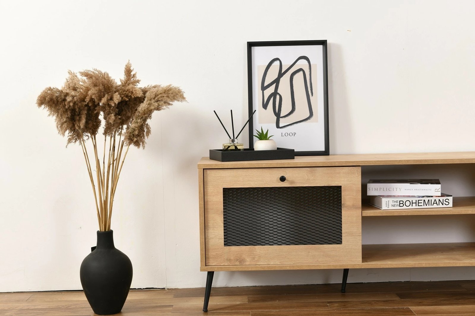 Komodë TV Skye Decor, tel, 140