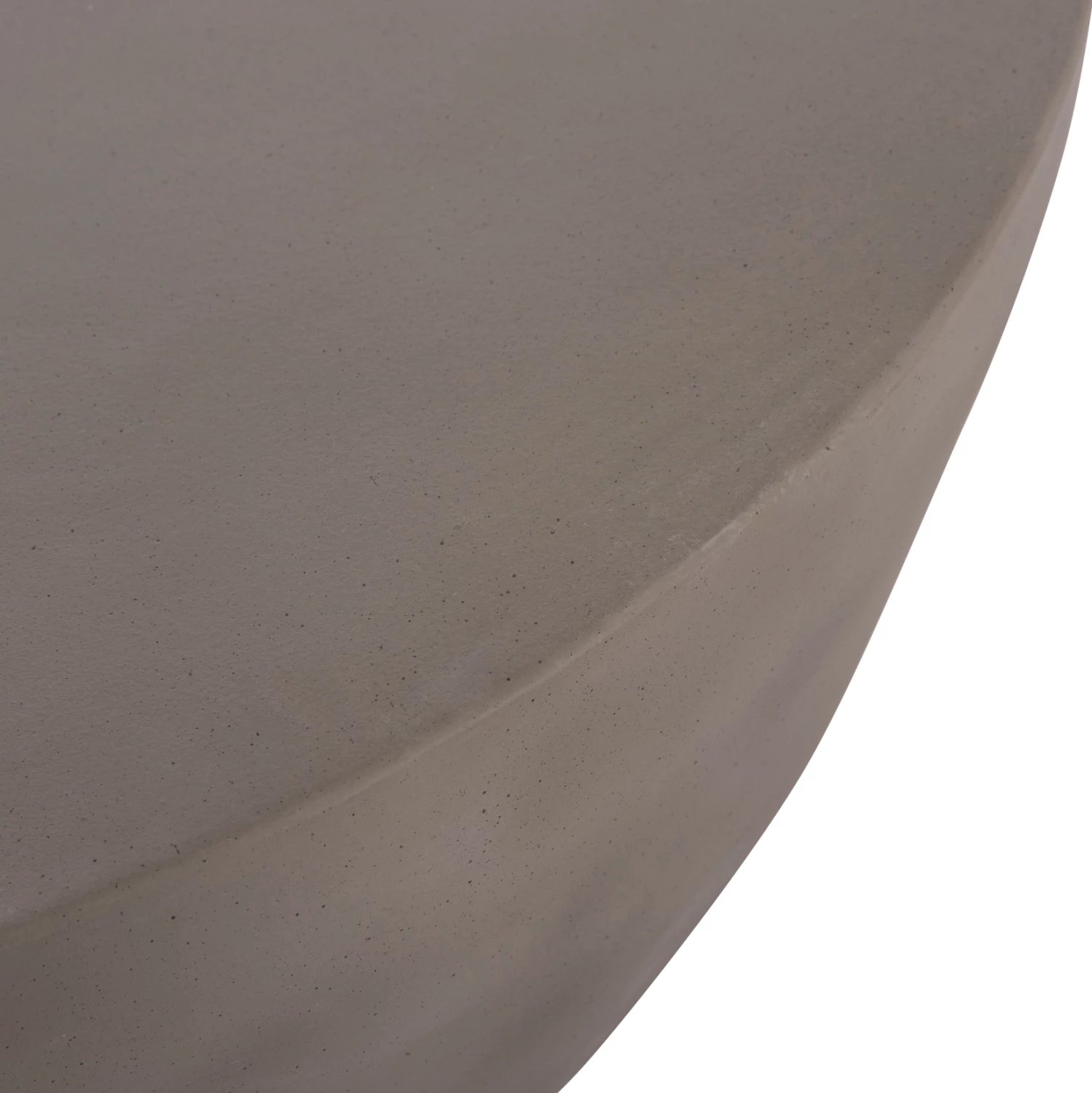 Tavolinë kafeje rrethore ALLAN, fibër-cement, gri, FH18162.03, Φ92x49Hcm