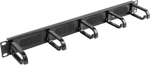Organizues kabllosh Lanberg AK-1203-B, 1U, për kasë 19", Zi