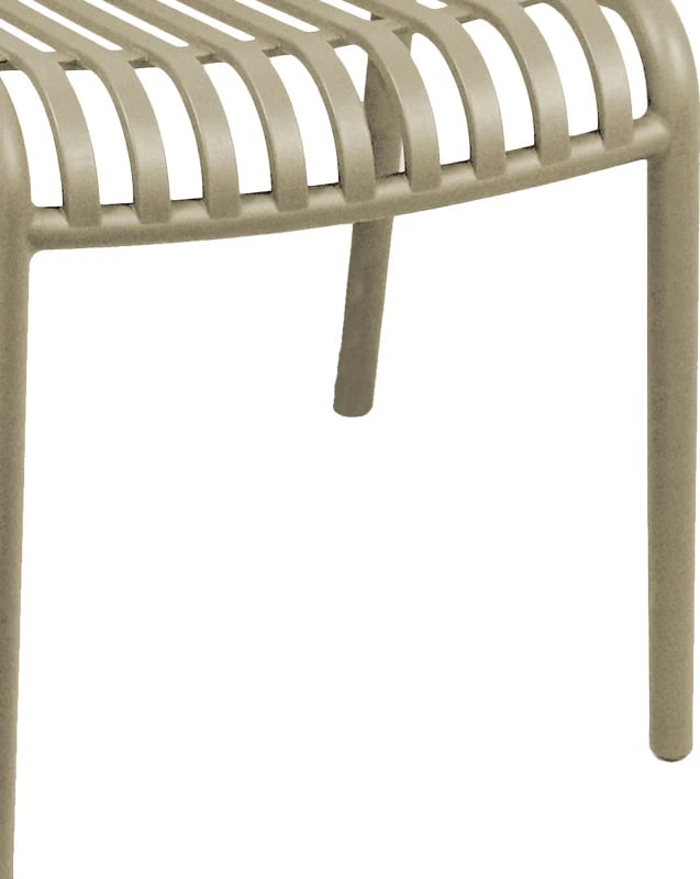 Karrige për bar Laudre, PP, ngjyrë kapuçino, 56x36x87cm