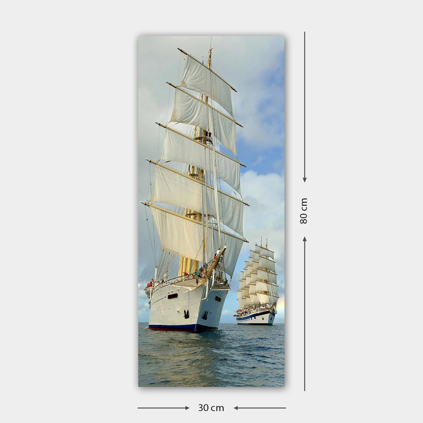 Pikturë dekorative në kanavacë Wallity, DKY275169218_3080, shumëngjyrëshe, 30x80cm