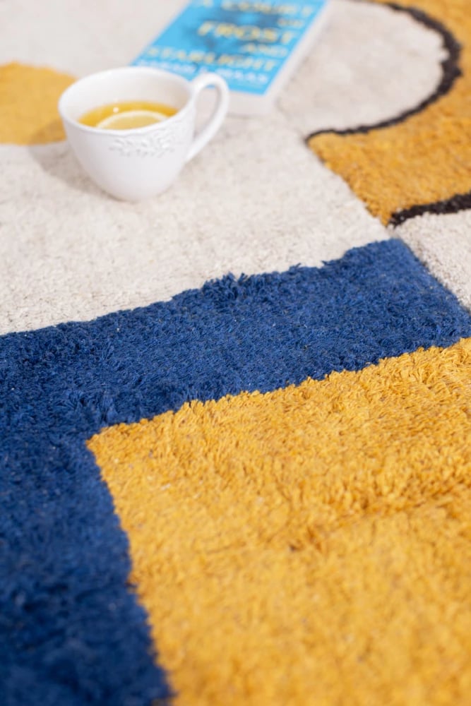 Qilim Pop, pambuk, shumëngjyrësh, 60x90cm