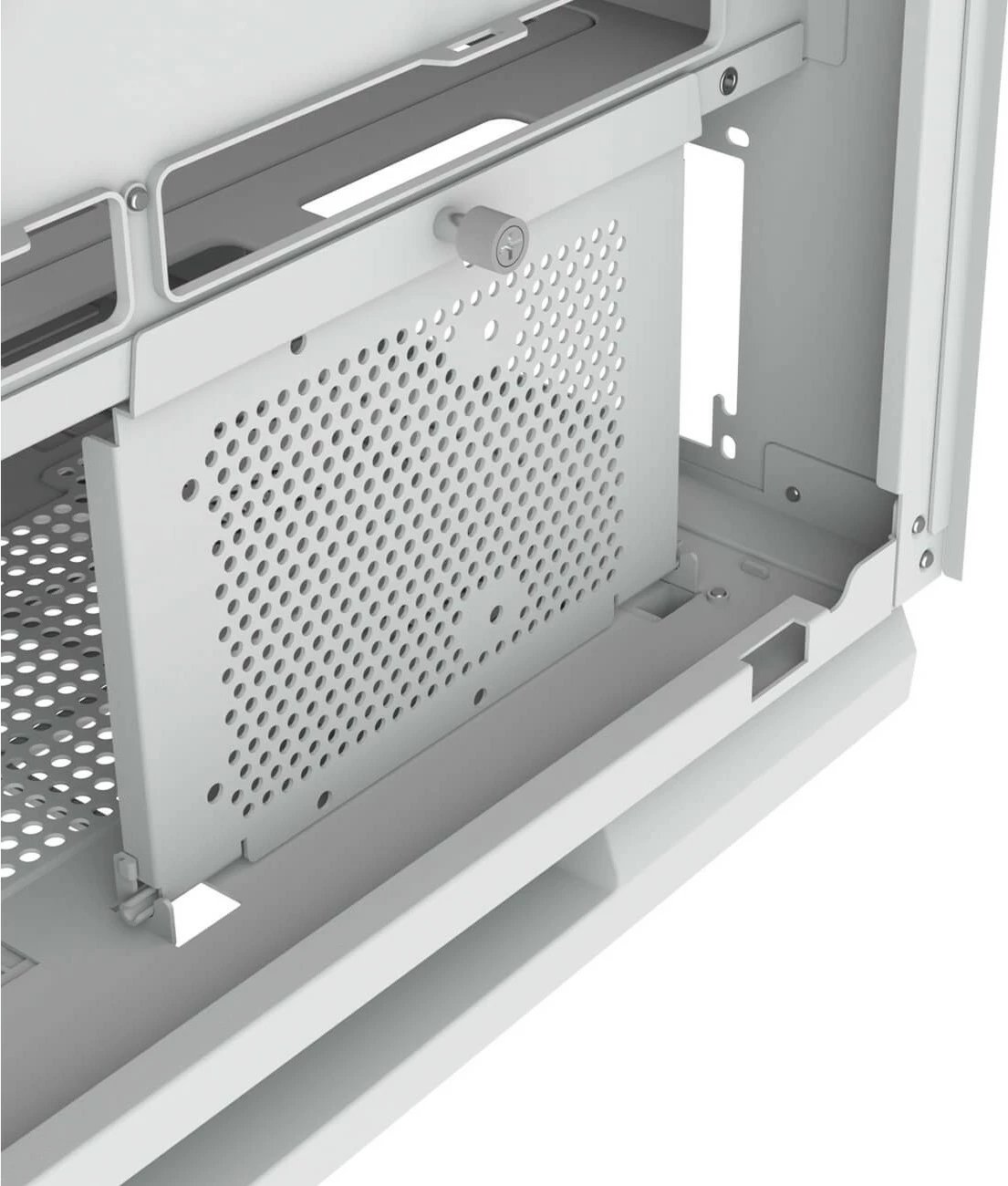 Kasë Cougar FV270 ARGB midi tower e bardhë