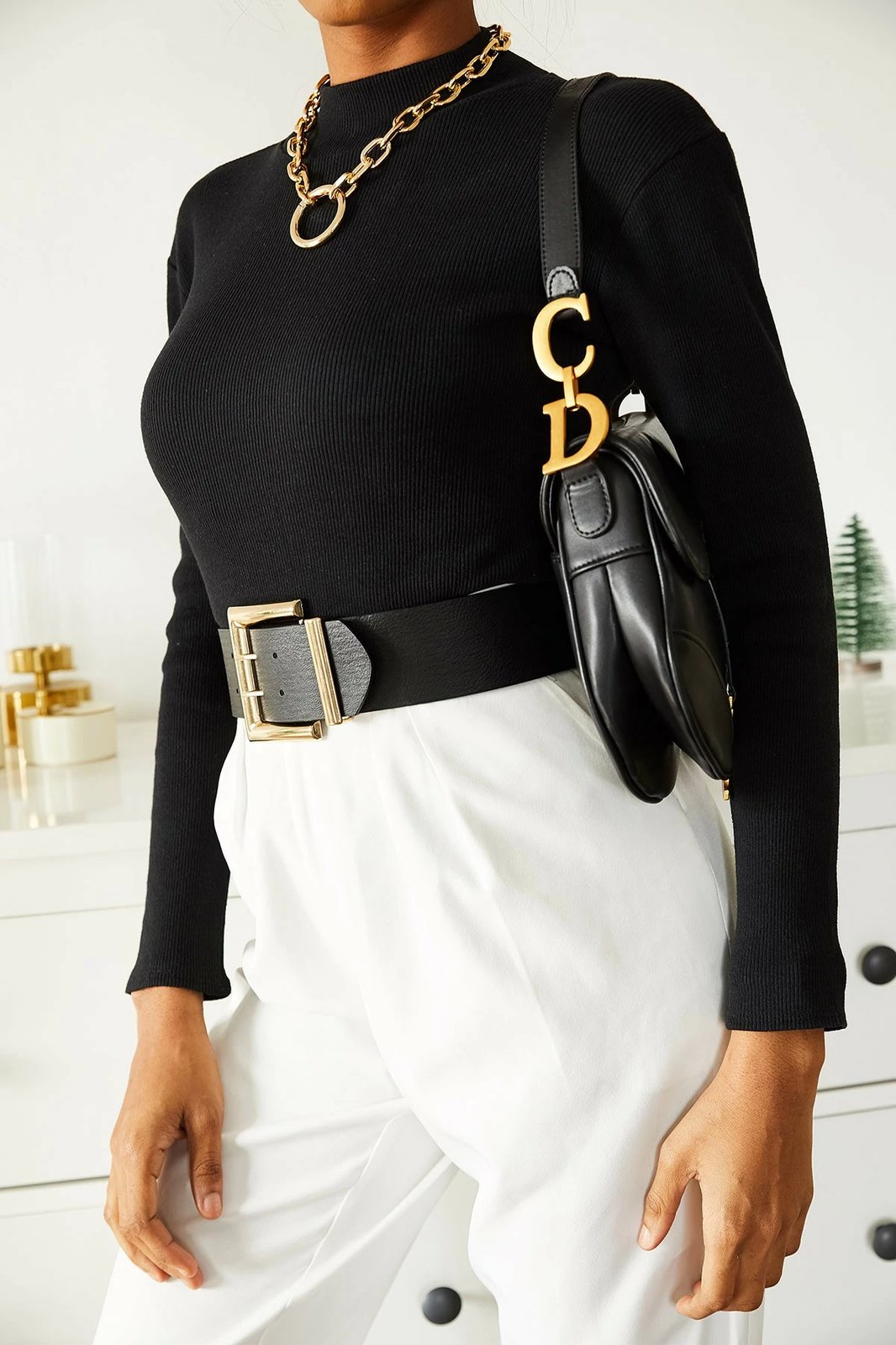 Pulovër për gra, e zezë, Jumeon X3023