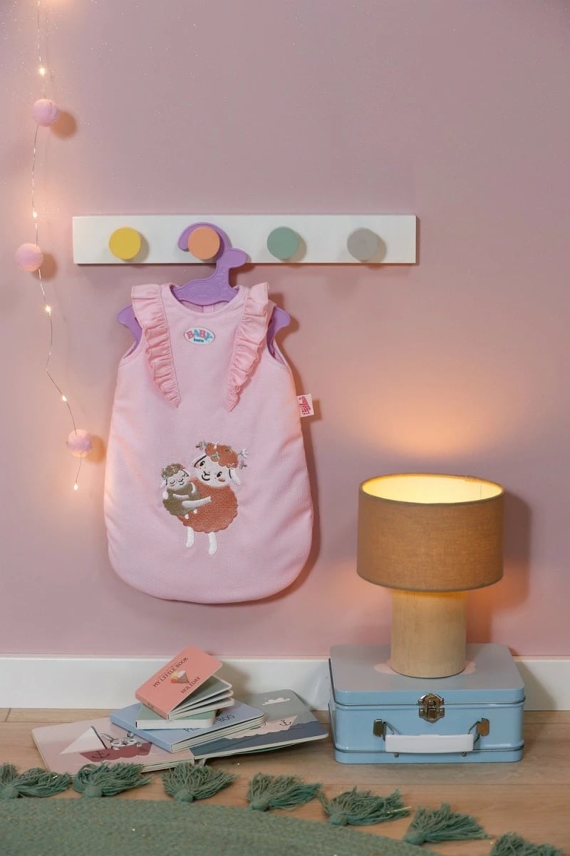 Thes gjumi për kukull, Baby Born 837924-116725, për kukulla 36–43 cm, rozë