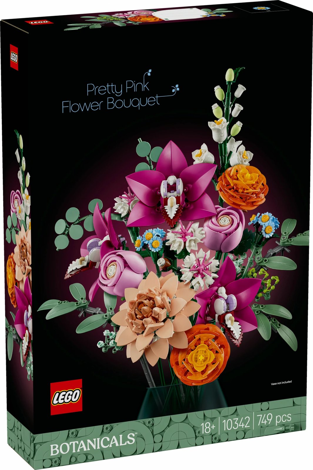 Set ndërtimi LEGO Botanicals Schöner Rosafarbener Blumenstrauß 10342, shumëngjyrësh Set ndërtimi LEGO Botanicals Schöner Rosafarbener Blumenstrauß 10342, shumëngjyrësh