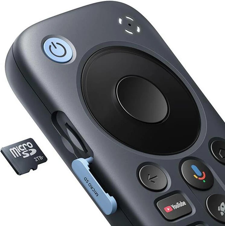 Telekomandë RayNeo Pocket TV SEI700GHM, Google TV me Asistent zëri, Bluetooth 5.2, 3GB/64GB, bateri 6500 mAh, USB-C x2, e zezë