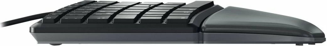 Tastierë Cherry KC 4500 ERGO, Full-size, USB, AZERTY, Ngjyrë e zezë