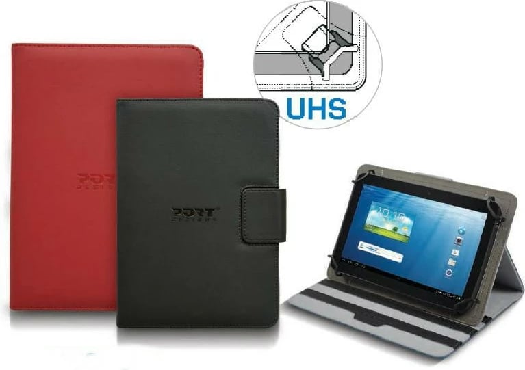 Mbështjellëse për tablet Port Designs, 10.1", e kuqe