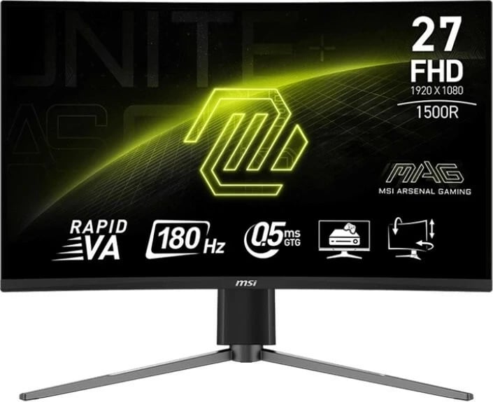 Monitor MSI MAG 27C6PF, 27 inch, Full HD, i zi