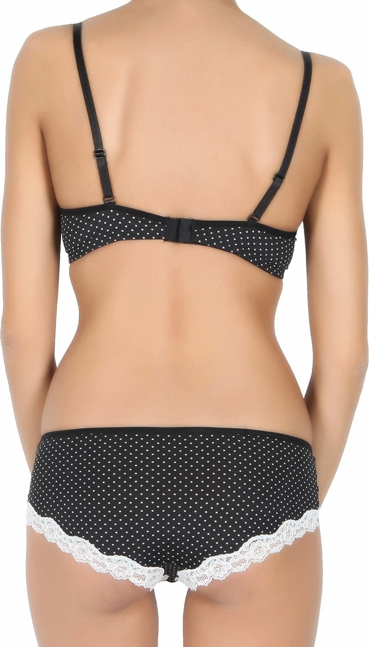 Set sutjena me brekë Jumeon, e zezë, 148-006920, XL