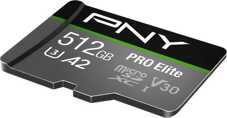 MicroSDXC PNY PRO Elite 512GB, Class 10, U3, V30