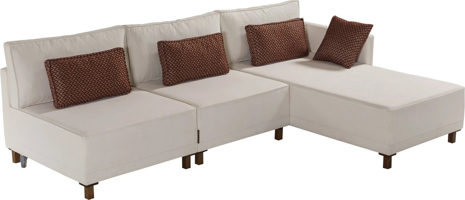 Kënd divan-krevat Atelier del Sofa, Matris, kënd i djathtë, bezhë