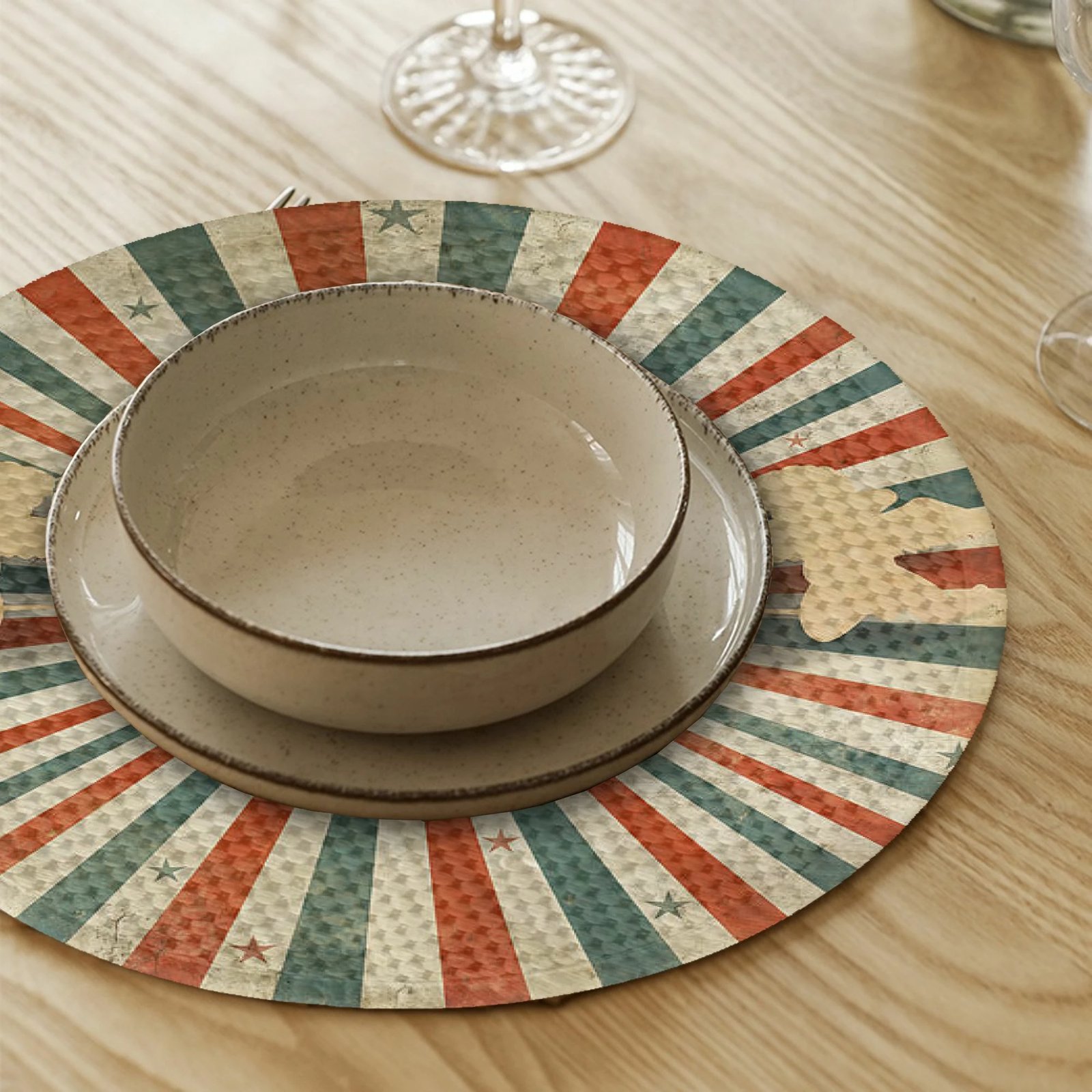 Set nënshtruesish tavoline Hermia Concept, shumëngjyrësh, 3556Supla, 4 copë