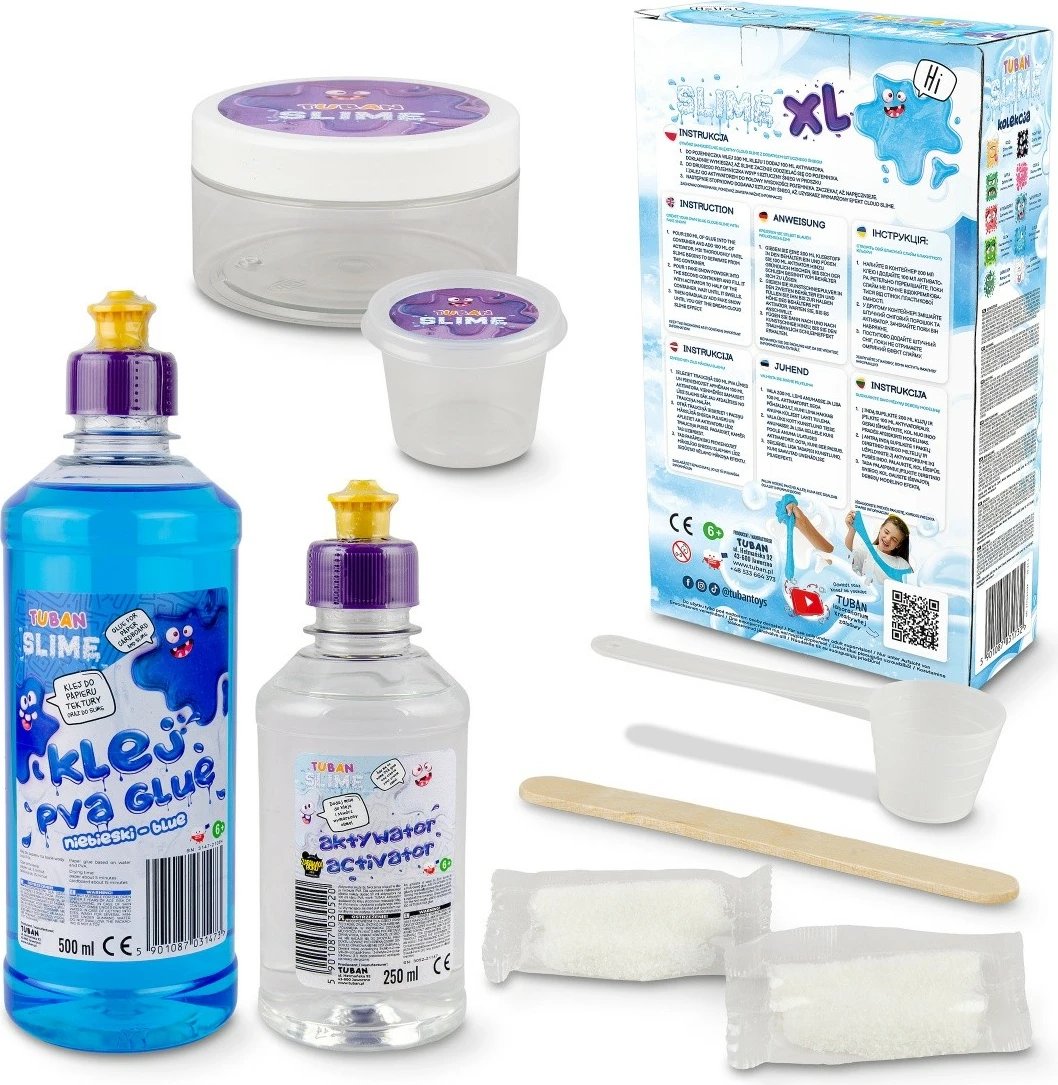 Set modelimi slime Cloud XL TUBAN, TU3173, azure