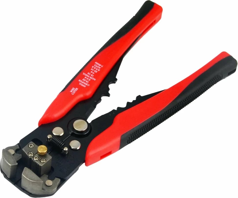 Vegël automatike për zhveshje dhe krimpim tela Gembird T-WS-02, e kuqe/zezë