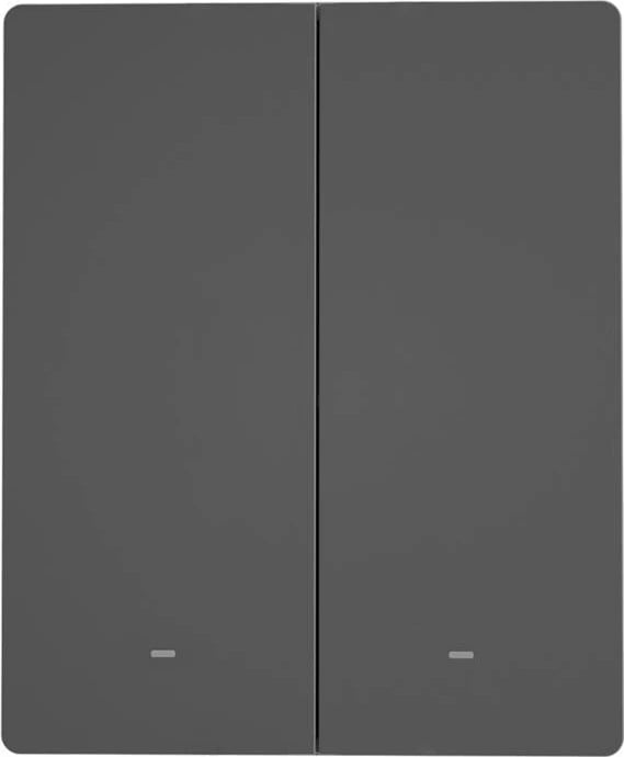 Switch i mençur Sonoff M5-2C-80, 2-kanalësh, WiFi, për kornizë, grafit