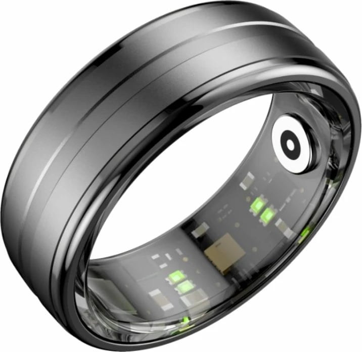 Unazë e mençur RUBICON për meshkuj, gri e thellë