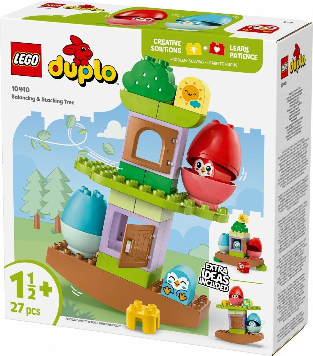 Set lodrash LEGO DUPLO 10440 Balancing Tree, 27 pjesë, shumëngjyrëshe