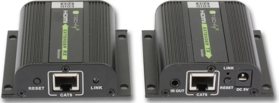 Zgjatës HDMI Techly, përmes kabllit Cat6/Cat6a/Cat7 RJ45, deri në 40m