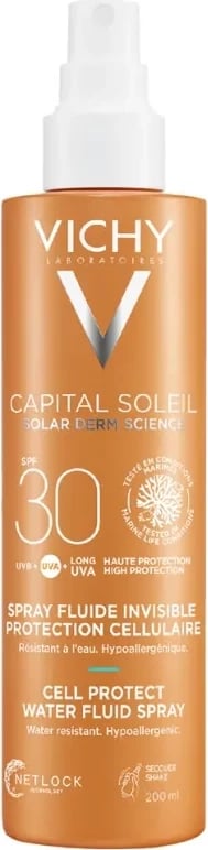 Spray për diell Vichy Capital Soleil Invisible Fluid SPF30, 200ml